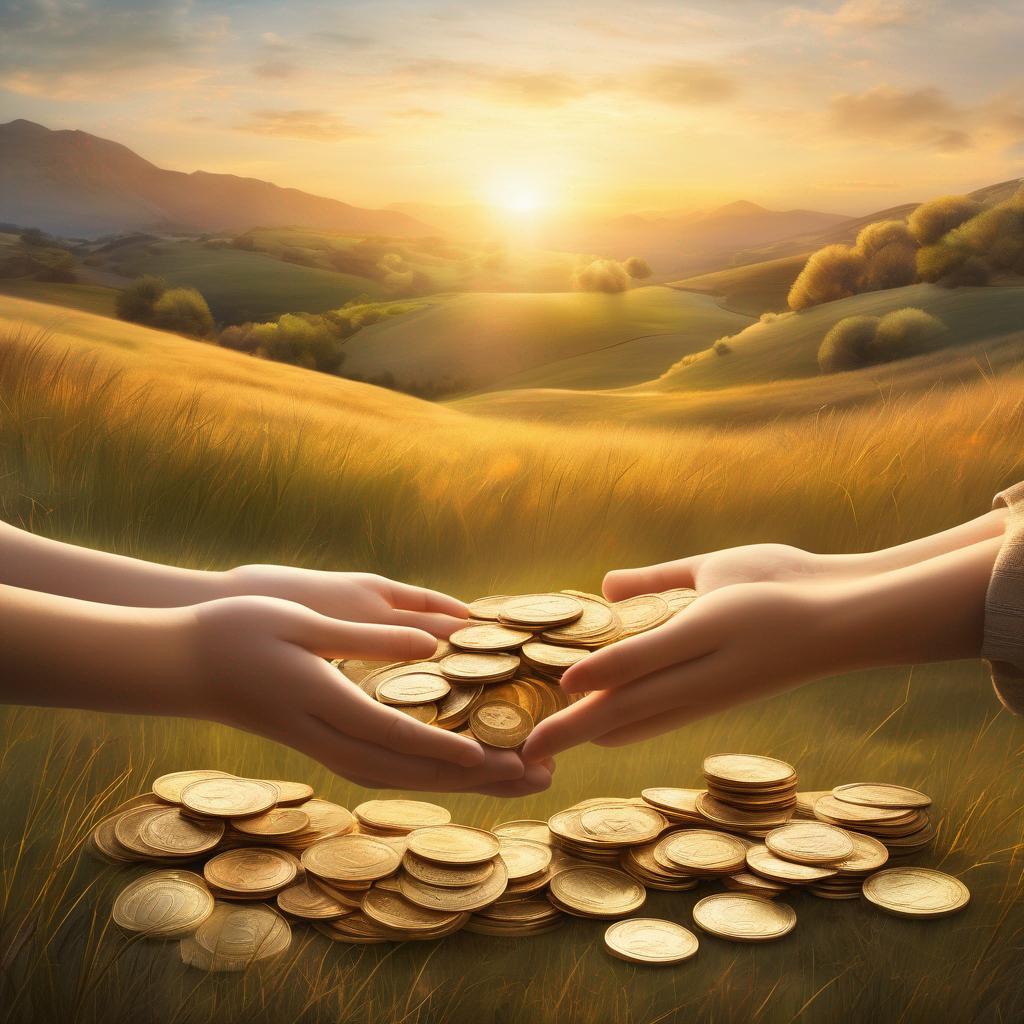 In dreams, the act of someone giving you money can hold deeper spiritual significance, symbolizing the universe's support and the flow of abundance into your life.
