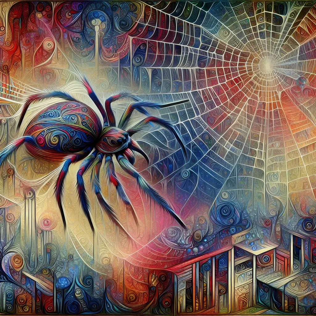 The Enigmatic Web of Dreams: A Spider's Spiritual Dance