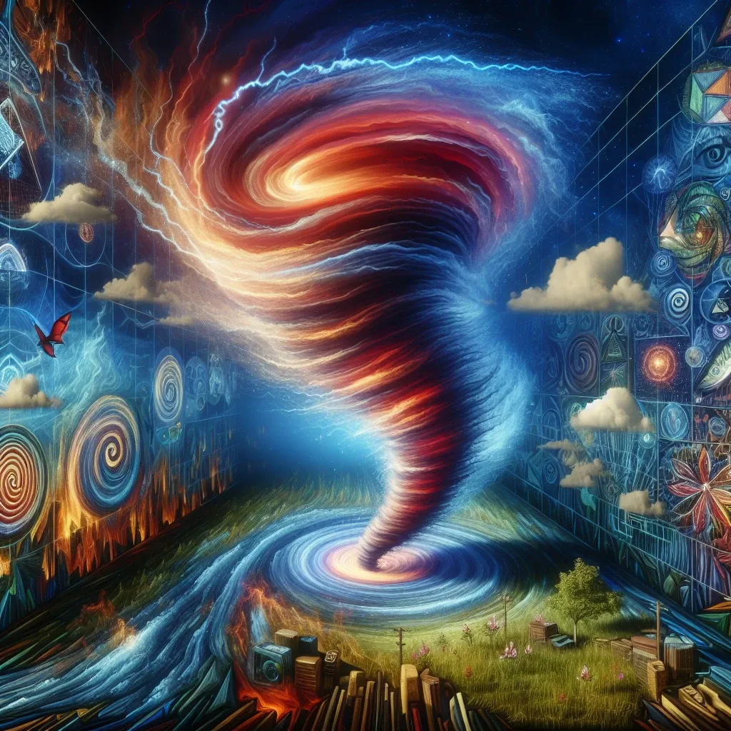 Interpreting the Chaotic Dance of the Tornado in Dreams
