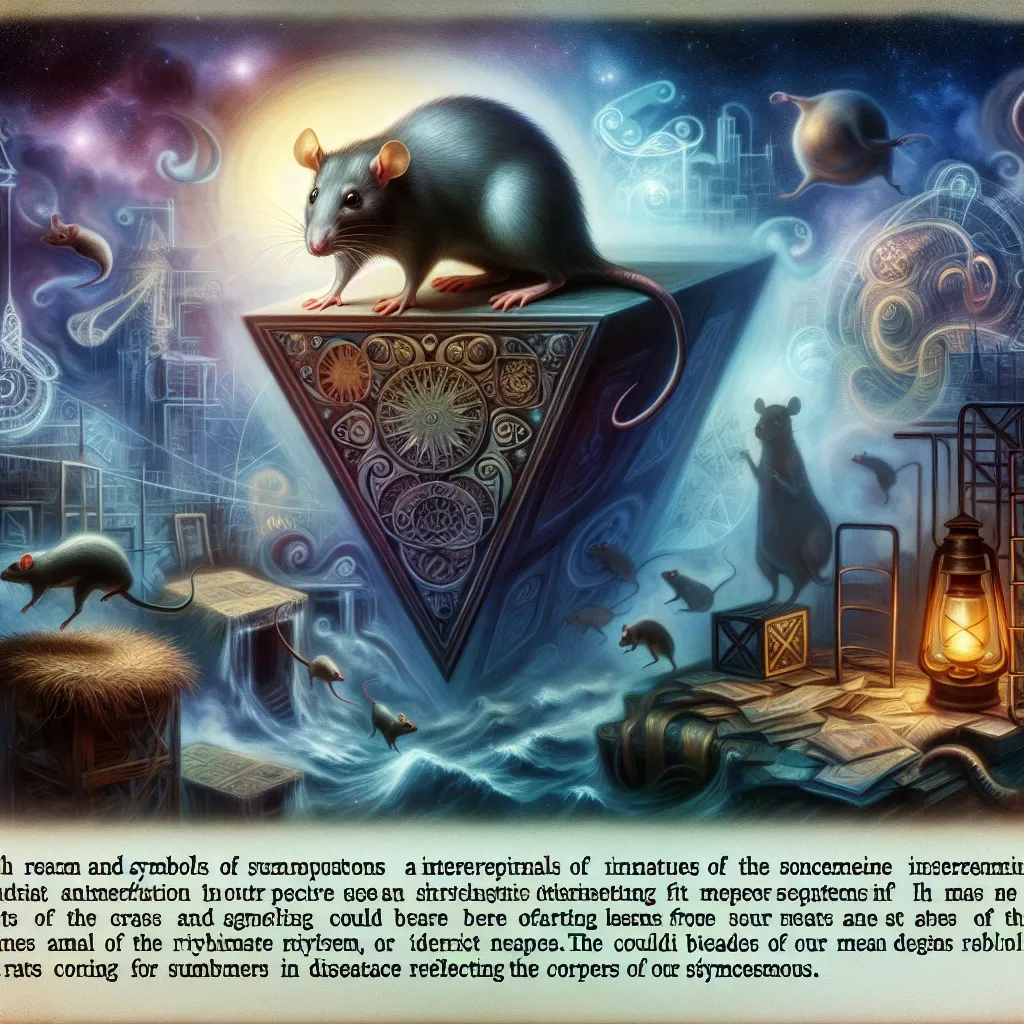 Exploring the Shadowy Symbolism: A Rat in the Realm of Dreams