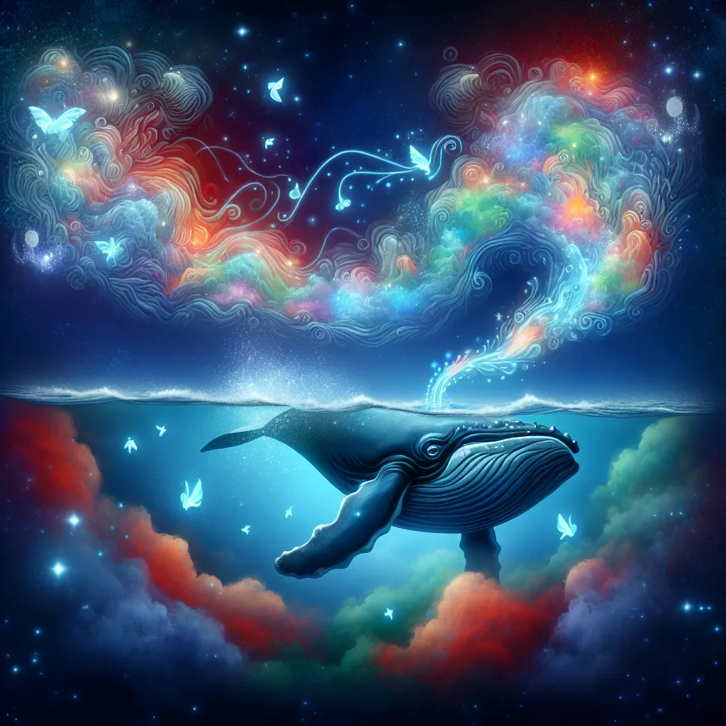 Dive into the depths of your subconscious with the serene symbolism of whale dreams.