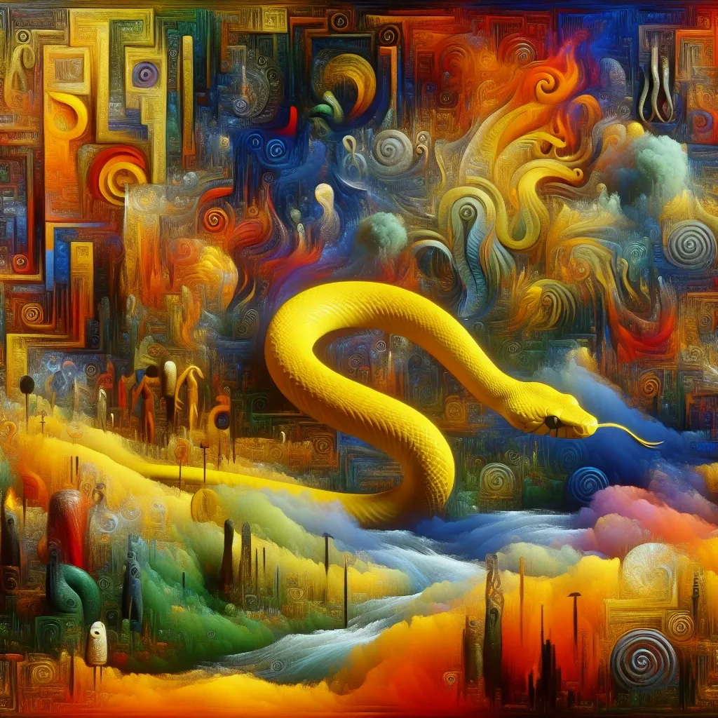 The Enigmatic Yellow Snake: A Symbol from the Subconscious