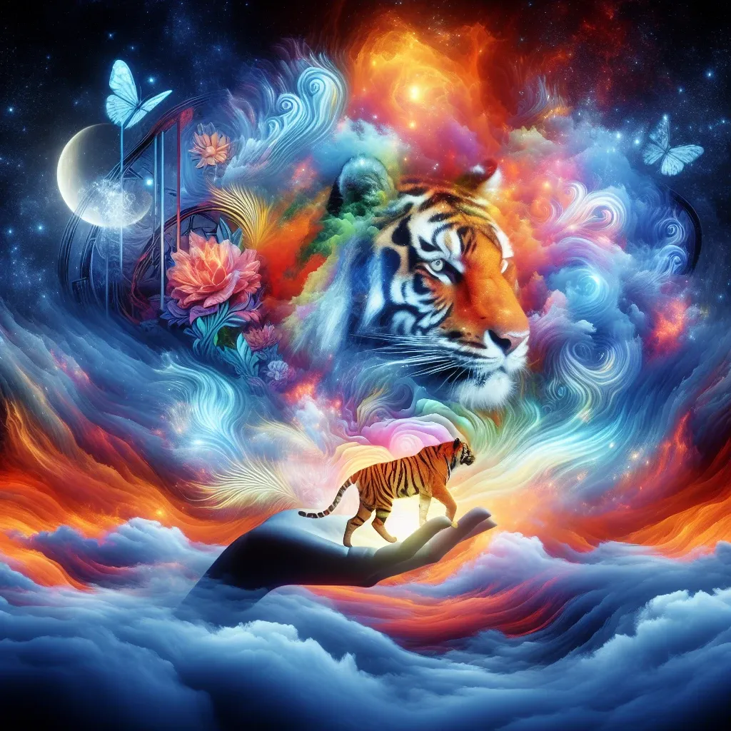Delve into the depths of your dreams: Unraveling the symbolism of the tiger in the subconscious realm.
