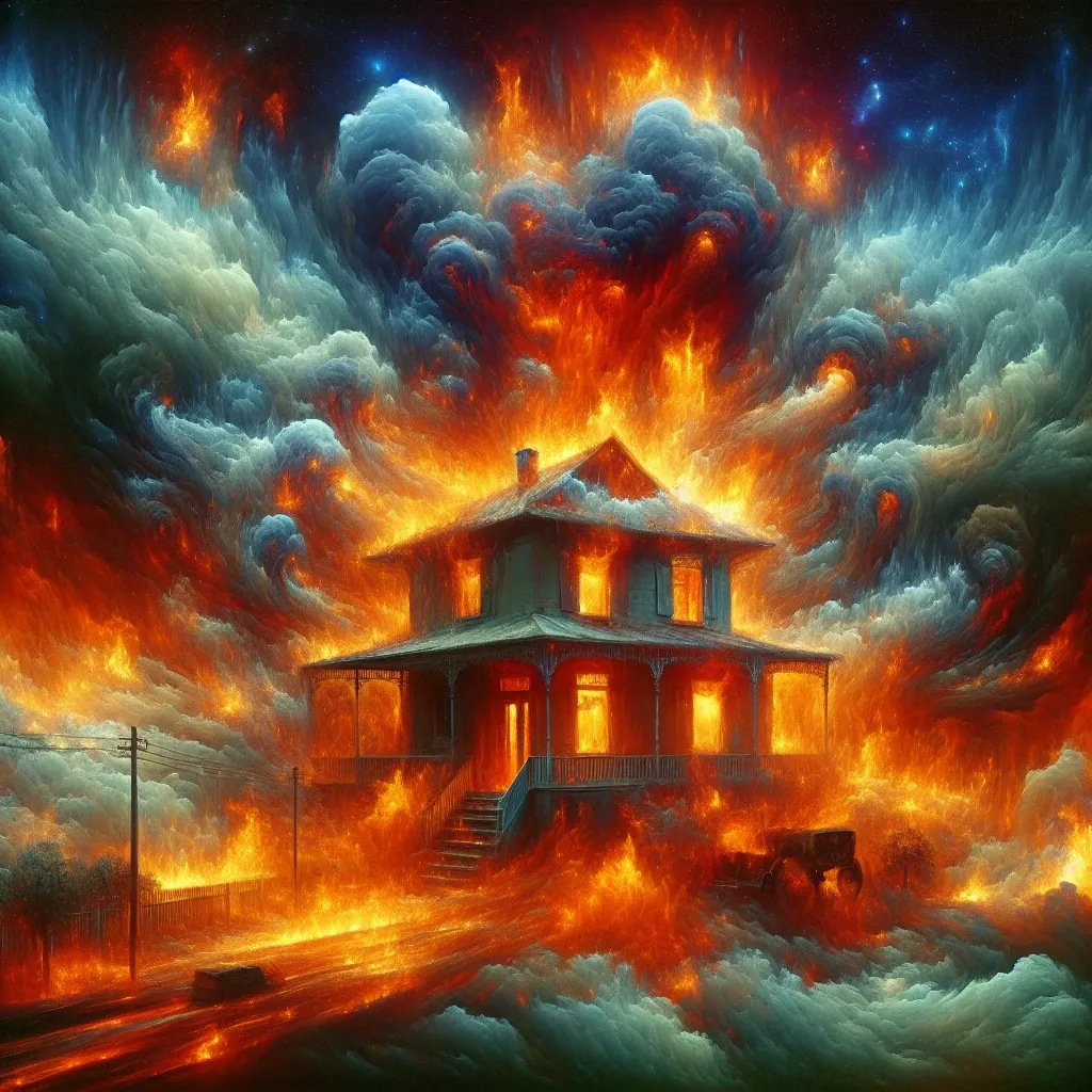 The Enigma of Dreams: A House Ablaze in the Subconscious