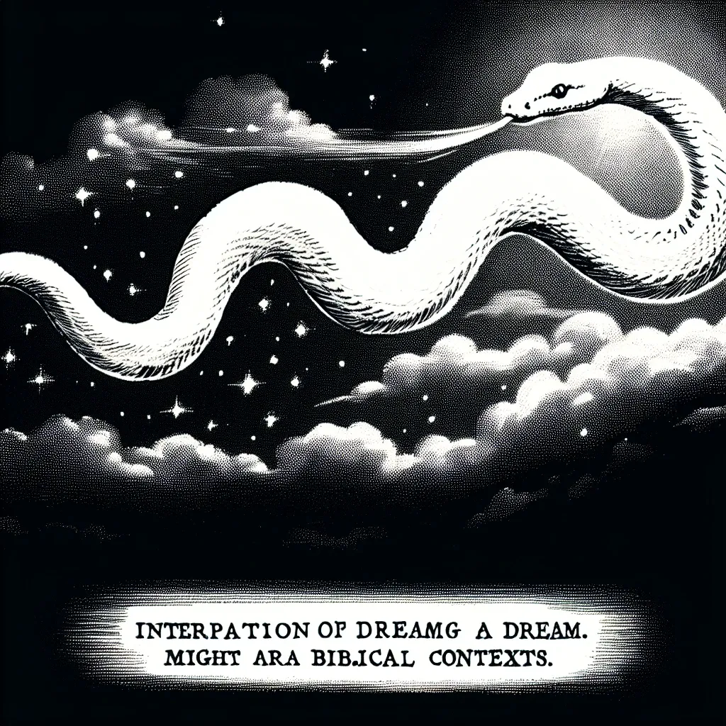 The Enigma of White Snakes in Dreams: A Biblical Perspective