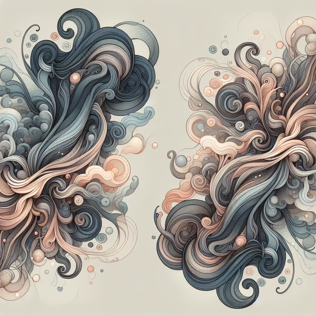Illustration of swirling smoke representing the mysterious and symbolic presence of smoke in dreams.