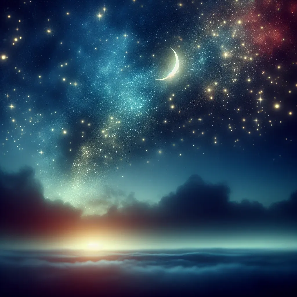 Dreamy night sky