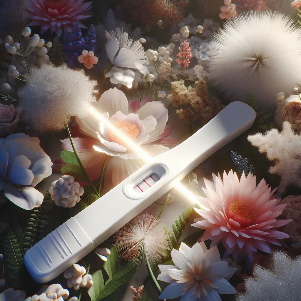 Symbolism of a positive pregnancy test in dreams - Image for illustrative purposes only.