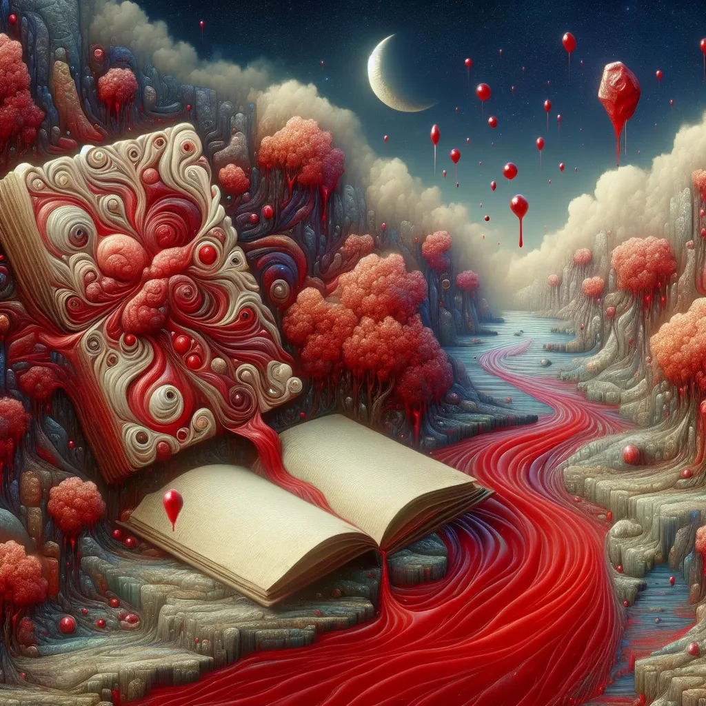 Dreaming about blood can evoke strong emotions and symbolism in the dreamer's subconscious.