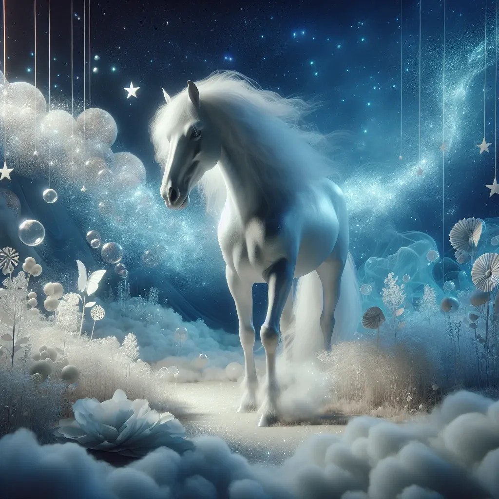 White horse in a dream