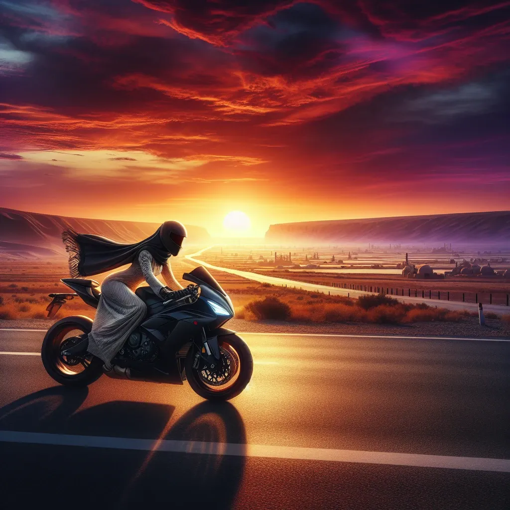 Dreaming about riding a motorcycle can symbolize freedom, independence, and a sense of adventure.