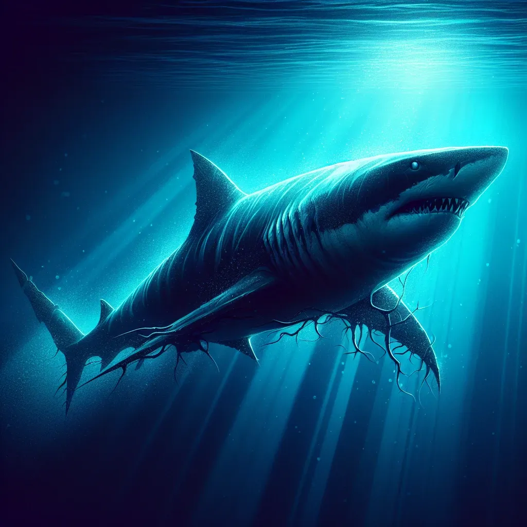 Sharks in dreams can symbolize power, fear, and hidden emotions.